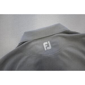 FootJoy Golf Polo Athletic Fit Striped Dry Fitting Golf Shirt Mens Size Medium